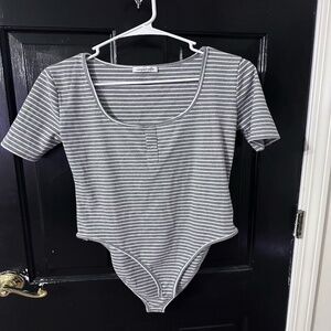 Magnolia Boutique Striped Bodysuit